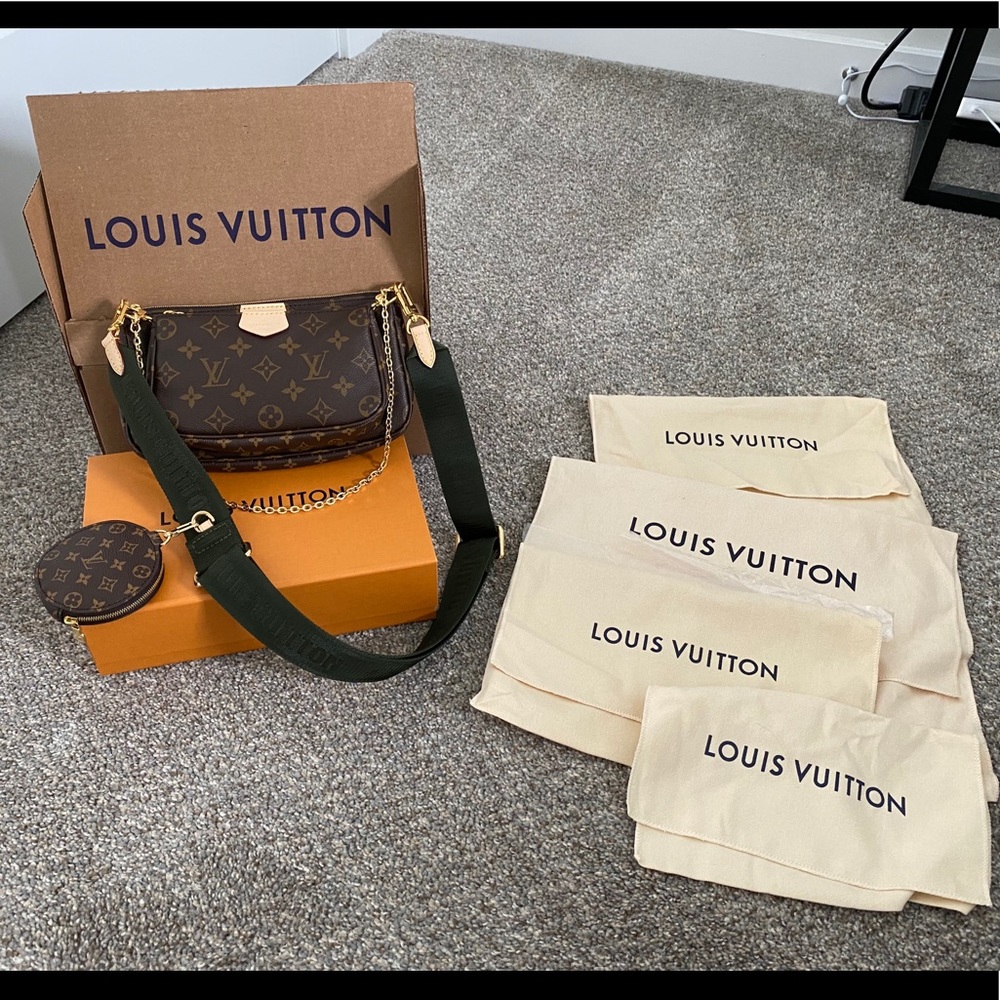 🛑SOLD🛑Louis Vuitton Multi Pochette Kaki Green